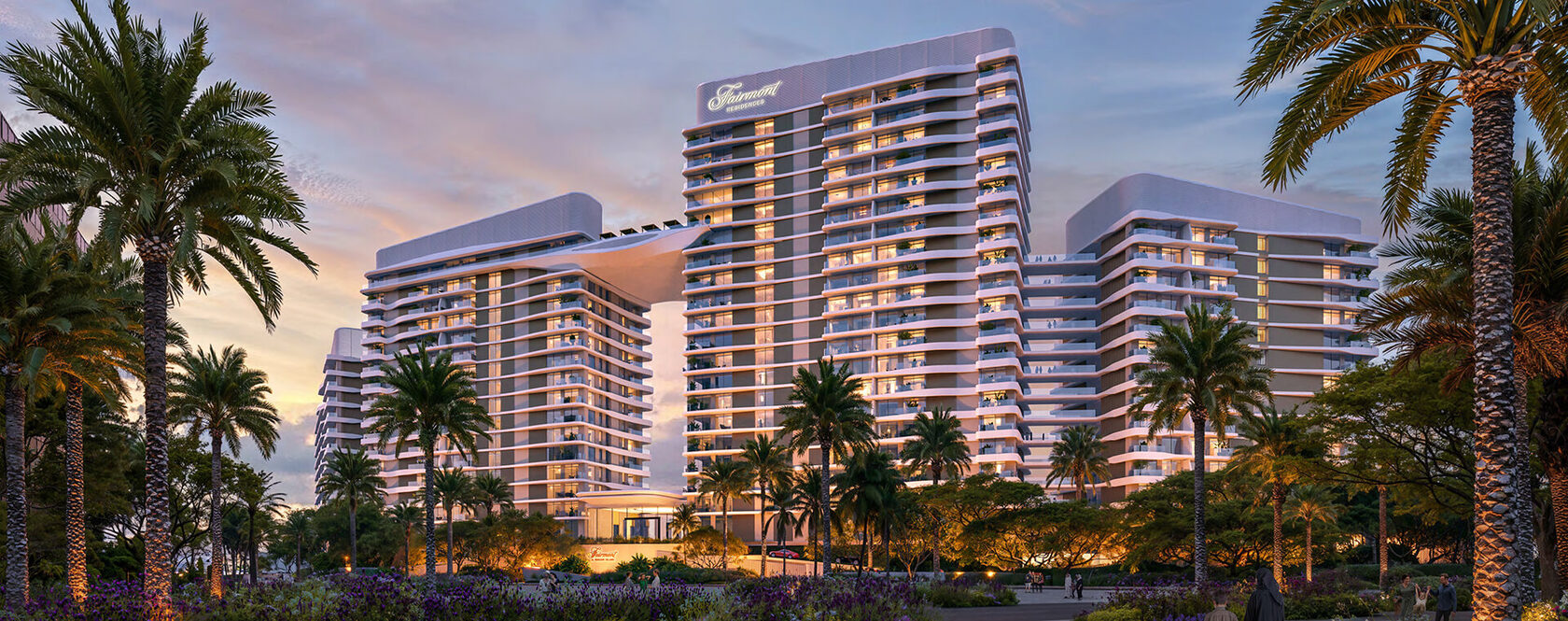 Coastal architecture of Fairmont Residences Al Marjan Island