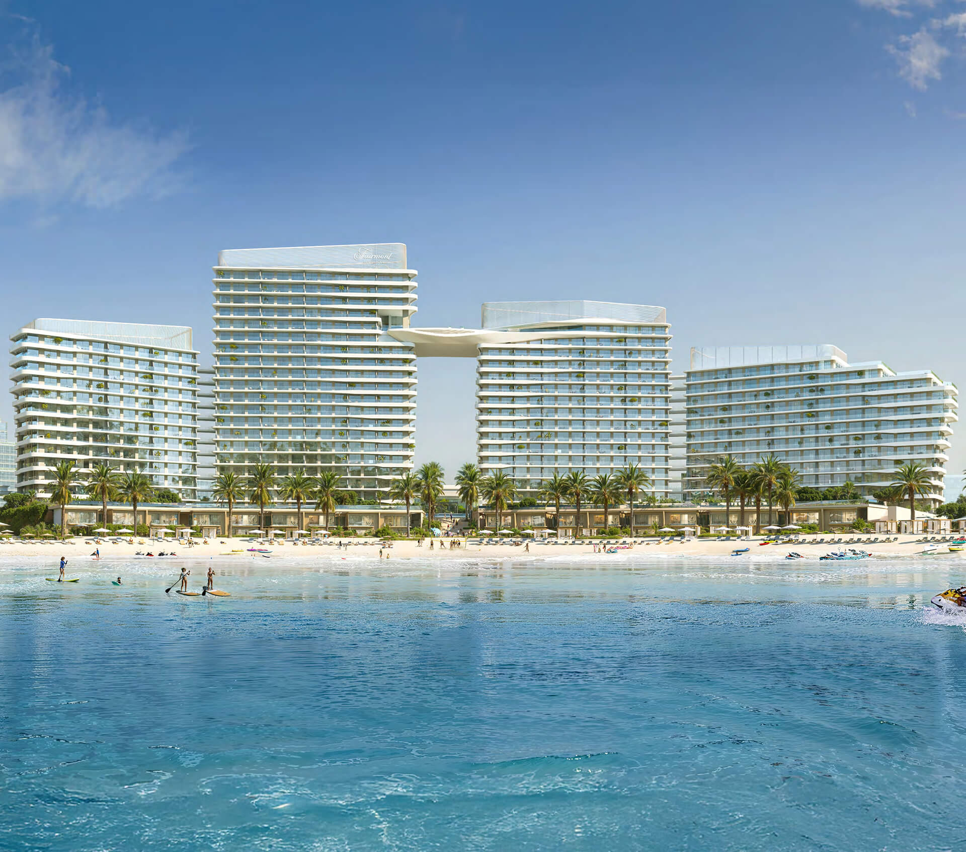 Fairmont Residences Al Marjan Island beachfront towers