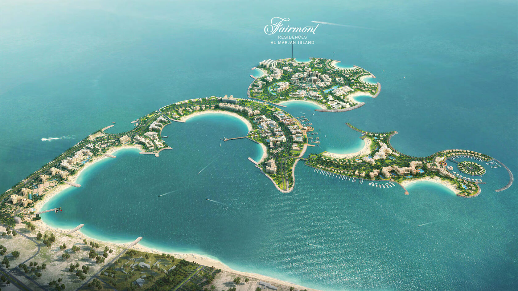 Fairmont Residences Al Marjan Island masterplan