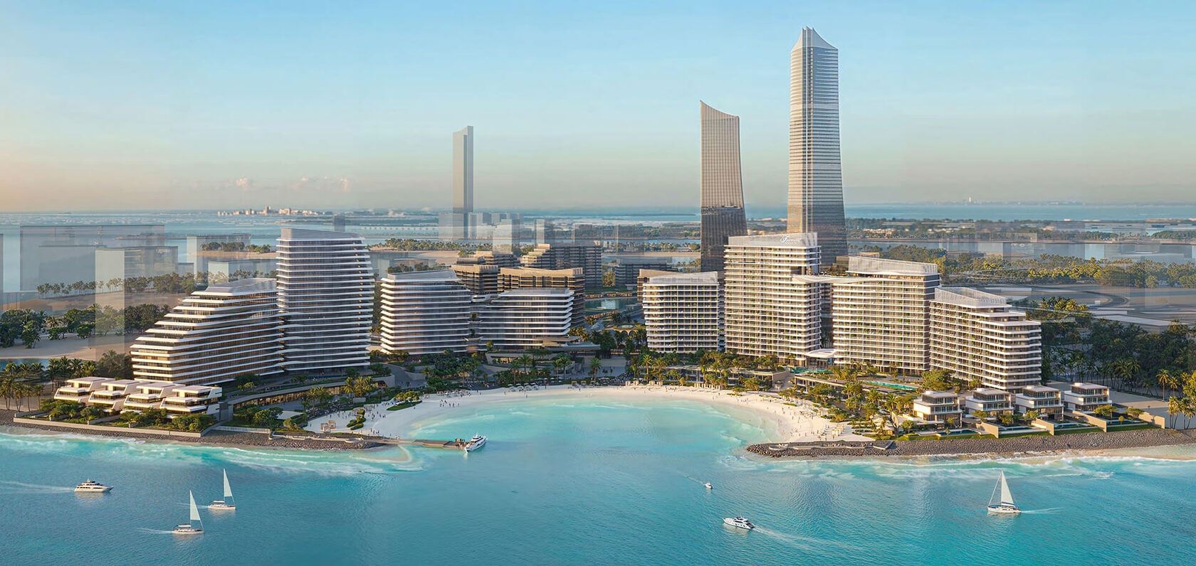 Sea-facing residences at Fairmont Residences Al Marjan Island